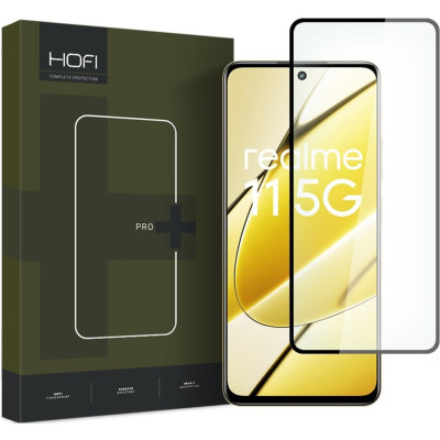 Hofi Premium Pro+ Tempered Glass - Fullface Αντιχαρακτικό Γυαλί Οθόνης - Realme 11 5G - Black (9319456607215)