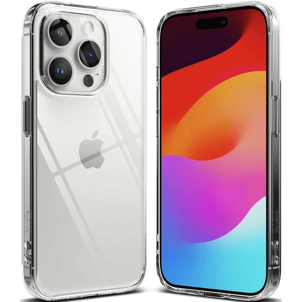 Ringke Fusion Σκληρή Θήκη με TPU Bumper - Apple iPhone 15 Pro Max - Clear (8809919306447)