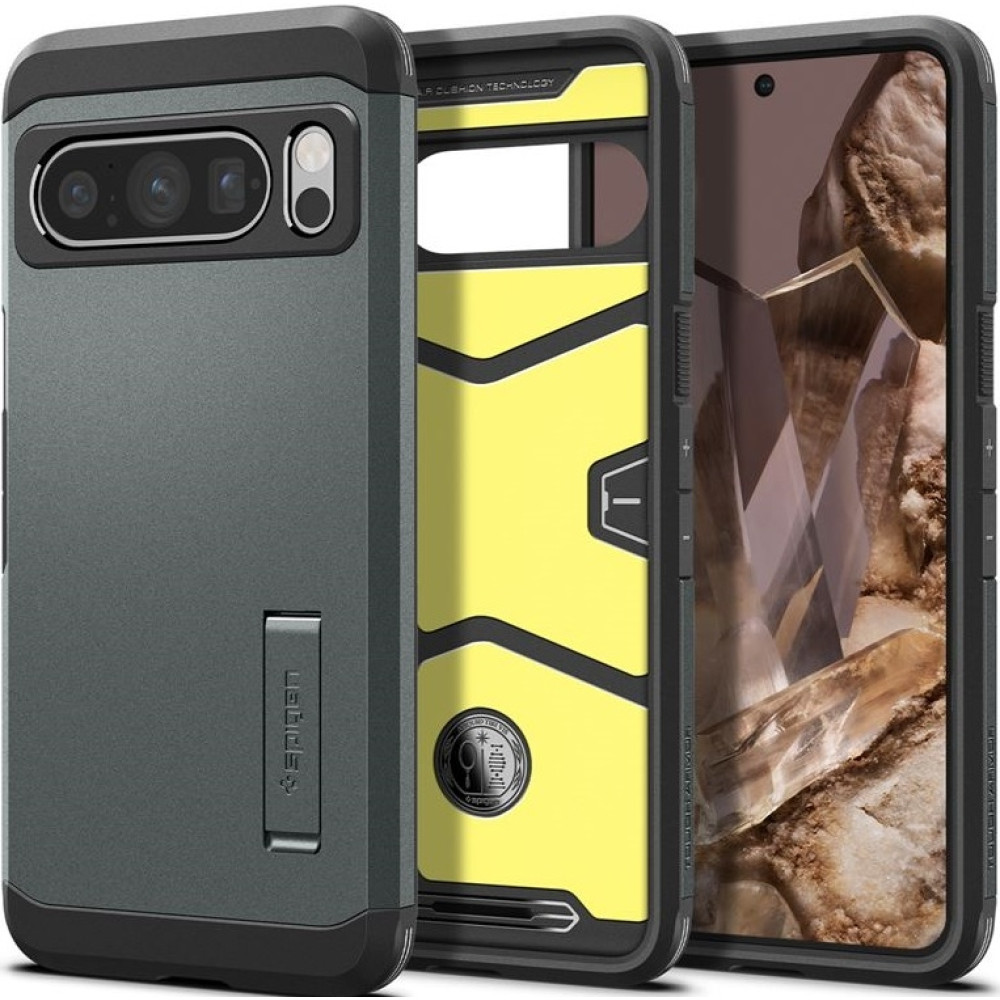 Spigen Tough Armor Θήκη Google Pixel 8 Pro - Abyss Green (ACS06322)