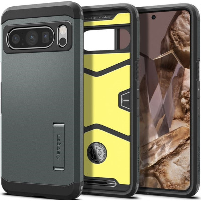 Spigen Tough Armor Θήκη Google Pixel 8 Pro - Abyss Green (ACS06322)