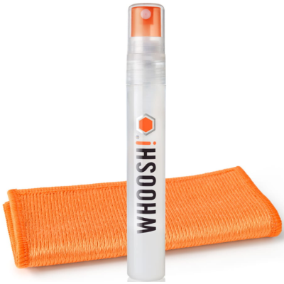 Whoosh! Screen Shine Pocket - Σετ Καθαρισμού Οθόνης με Υγρό Σπρέι και Αντιμικροβιακό Πανί από Μικροΐνες - 8ml (1FG08ENFR)