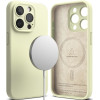 Ringke Silicone Magnetic - Ανθεκτική MagSafe Θήκη Σιλικόνης - Apple iPhone 15 Pro Max - Sunny Lime (8809919307109)