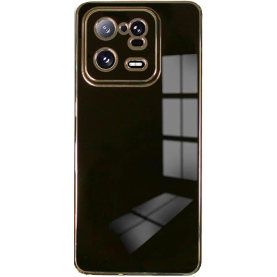 Bodycell Gold Plated - Θήκη Σιλικόνης Xiaomi 13 Pro - Black (5206015069888)