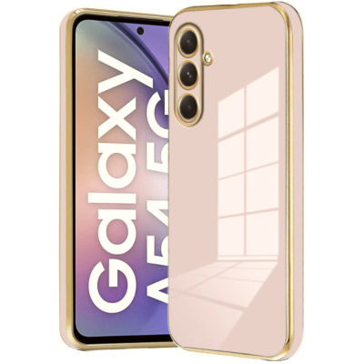 Bodycell Gold Plated - Θήκη Σιλικόνης Samsung Galaxy A54 - Pink (5206015071348)