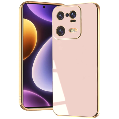 Bodycell Gold Plated - Θήκη Σιλικόνης Xiaomi 13 Pro - Pink (5206015071577)