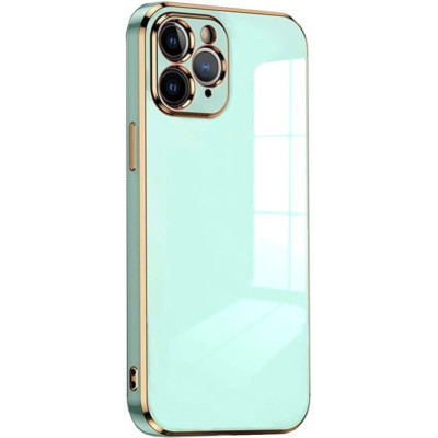 Bodycell Gold Plated - Θήκη Σιλικόνης Apple iPhone 11 Pro - Mint Green (5206015068997)