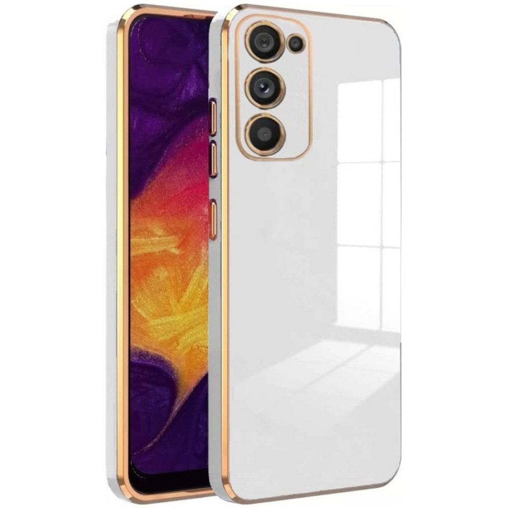 Bodycell Gold Plated - Θήκη Σιλικόνης Samsung Galaxy S23 - White (5206015069758)