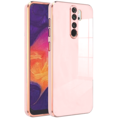 Bodycell Gold Plated - Θήκη Σιλικόνης Xiaomi Redmi Note 8 Pro - Pink (5206015071911)
