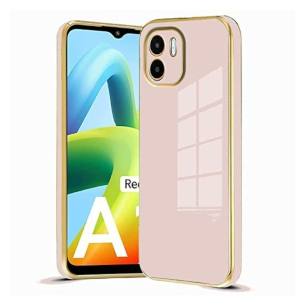 Bodycell Gold Plated - Θήκη Σιλικόνης Xiaomi Redmi A1 / A2 - Pink (5206015071997)