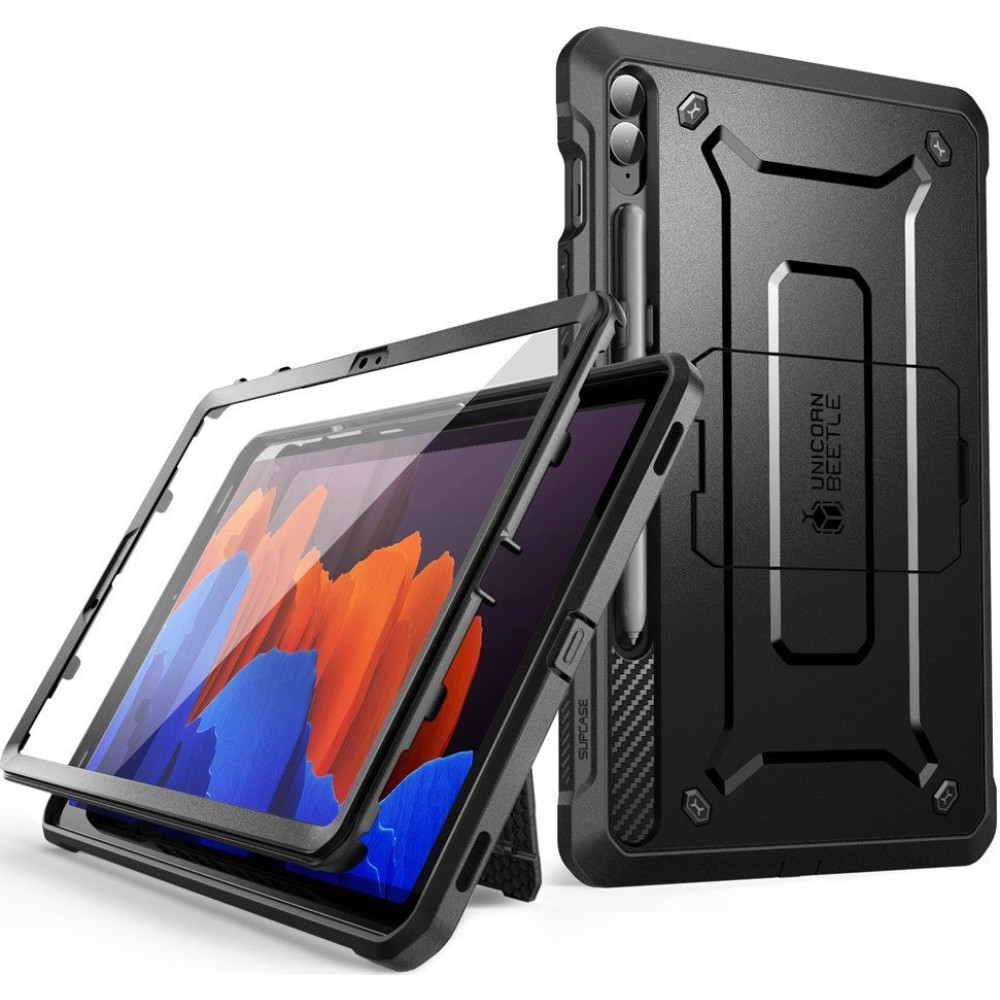 Supcase Ανθεκτική Θήκη Unicorn Beetle Pro - Samsung Galaxy Tab S9 FE Plus 12.4" X610 / X616B με Υποδοχή S Pen - Black (843439138360)