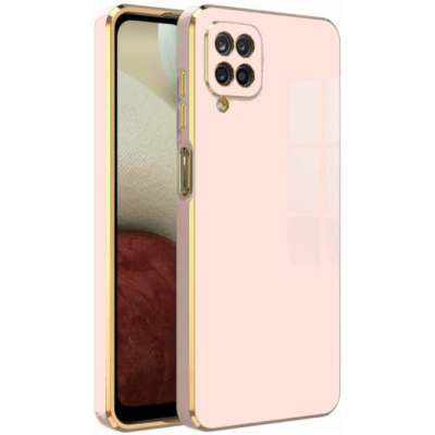 Bodycell Gold Plated - Θήκη Σιλικόνης Samsung Galaxy A22 4G - Pink (5206015071102)