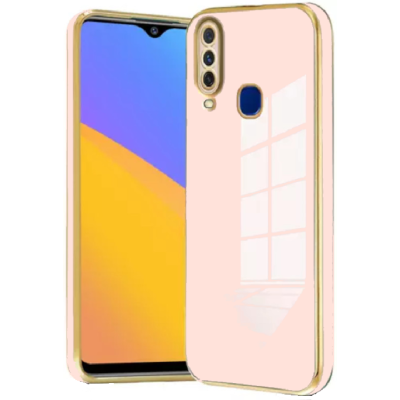Bodycell Gold Plated - Θήκη Σιλικόνης Samsung Galaxy A20s - Pink (5206015071072)