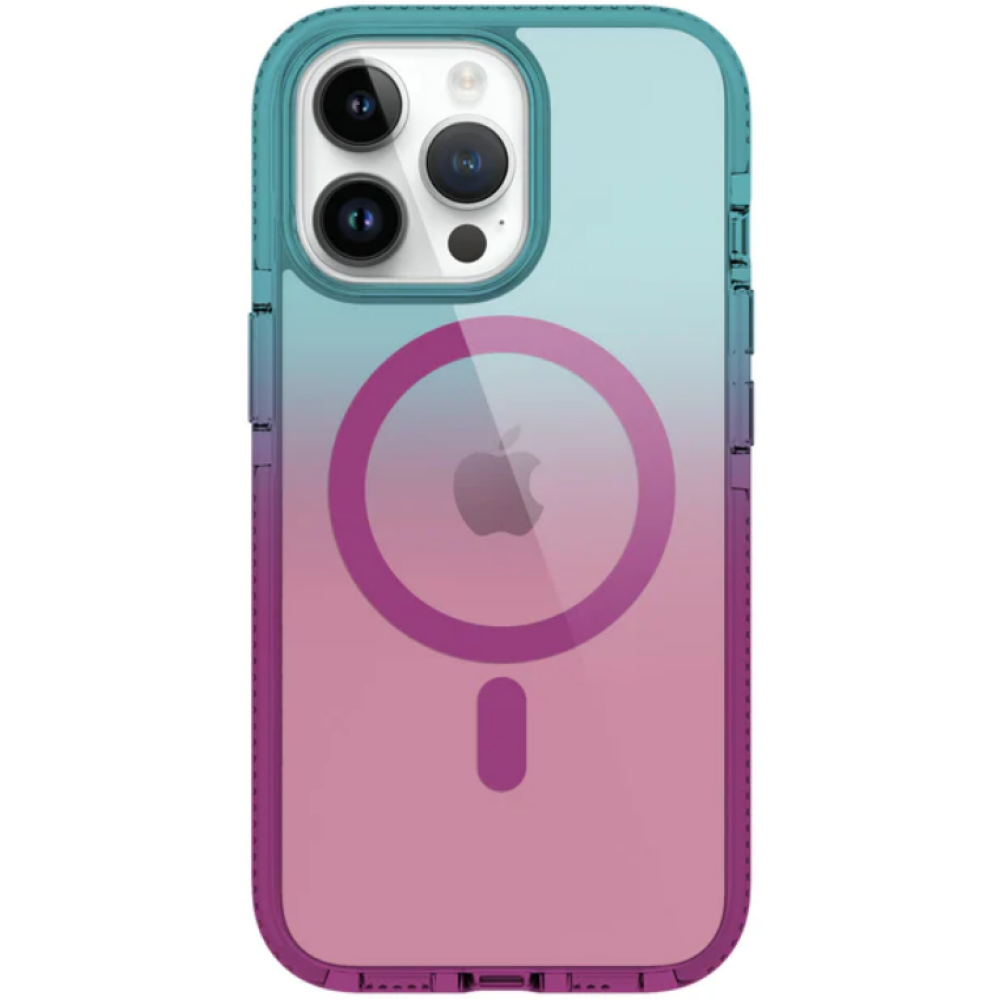 Θήκη iPhone 15 Pro Max Prodigee Safetee Flow + Mag Ανθεκτική Ημιδιάφανη με MagSafe - Space (IPH15P-6.7-FLWM-SPC)