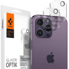 Spigen GLAS.tR OPTIK Camera Lens Protector - Αντιχαρακτικό Προστατευτικό Γυαλί για Φακό Κάμερας Apple iPhone 16 Pro / 16 Pro Max / 15 Pro / 15 Pro Max / 14 Pro / 14 Pro Max - 2 Τεμάχια - Crystal Clear (AGL05761)