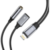 Tech-Protect Ultraboost - Αντάπτορας Ήχου και Φόρτισης - Lightning (Male) σε 3.5mm Mini Jack (Female) / Lightning (Female) - Black (9319456607376)