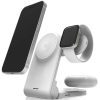 STM ChargeTree Mag - Αναδιπλούμενη Βάση Ασύρματης Φόρτισης MagSafe για Apple iPhone / Airpods / Apple Watch - 15W - White (STM-931-398Z-01)