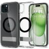 Spigen Ultra Hybrid S MagFit - Διάφανη Θήκη MagSafe - Apple iPhone 15 Plus - Black (ACS06666)
