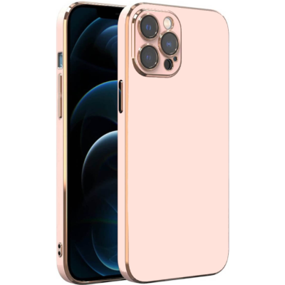 Bodycell Gold Plated - Θήκη Σιλικόνης Apple iPhone 13 Pro - Pink (5206015070648)
