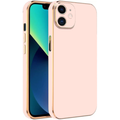 Bodycell Gold Plated - Θήκη Σιλικόνης Apple iPhone 11 - Pink (5206015070570)