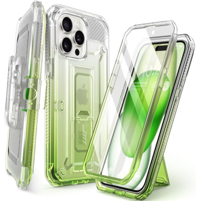 Supcase Ανθεκτική Θήκη Unicorn Beetle Pro - Apple iPhone 15 Pro Max - Gradient Green (843439137073)