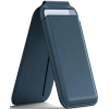 Satechi Vegan-Leather Magnetic Wallet Stand - MagSafe Θήκη - Πορτοφόλι για Κάρτες / Αναδιπλούμενη Βάση από Δέρμα Vegan - Dark Blue (ST-VLWB)