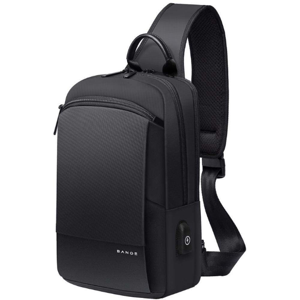Bange 77112 - Ανδρικό Τσαντάκι Ώμου / Χιαστί Crossbody - 7.4L - Black