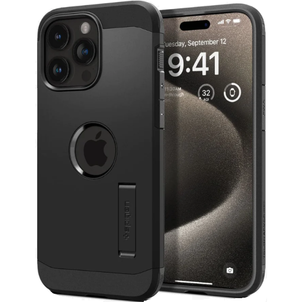 Θήκη iPhone 15 Pro Max Spigen Tough Armor MagFit Ανθεκτική με MagSafe - Black (ACS06594)