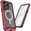 Ghostek Atomic Slim 4 - Ανθεκτική Θήκη MagSafe - Apple iPhone 15 Pro Max - Red (GHOCAS3531)