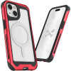 Ghostek Atomic Slim 4 - Ανθεκτική Θήκη MagSafe - Apple iPhone 15 - Red (GHOCAS3498)