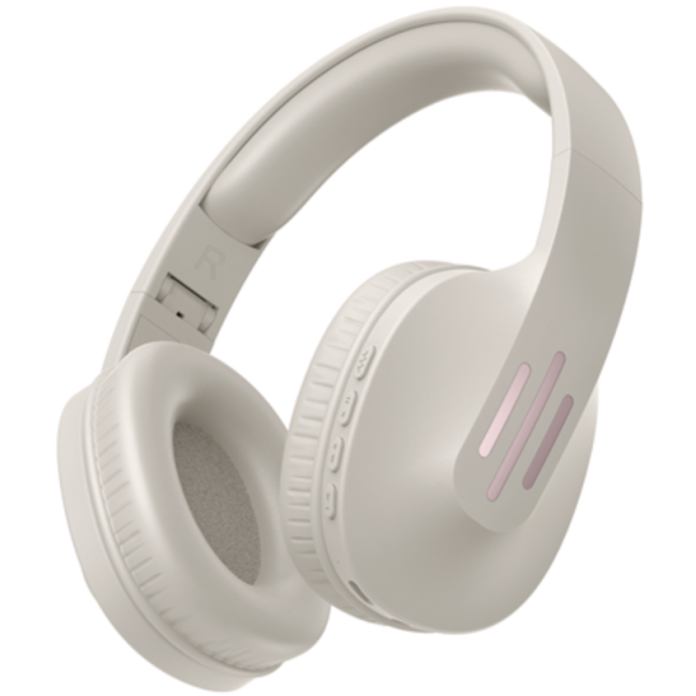 Riversong Rhythm L9 Bluetooth Headphones - Ασύρματα Ακουστικά Κεφαλής Bluetooth - Cream (EA278CR)
