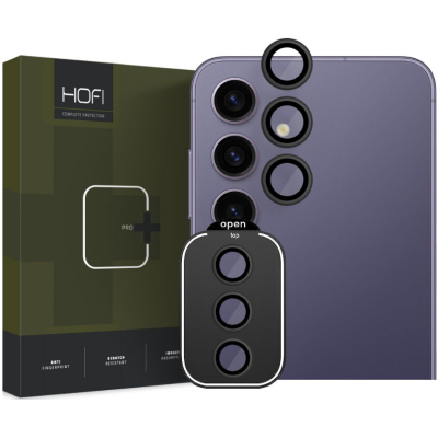 Αντιχαρακτικό Γυαλί Προστασίας για Φακό Κάμερας - Samsung Galaxy S24 Plus - Hofi Camring Pro+ - Black (9319456608281)