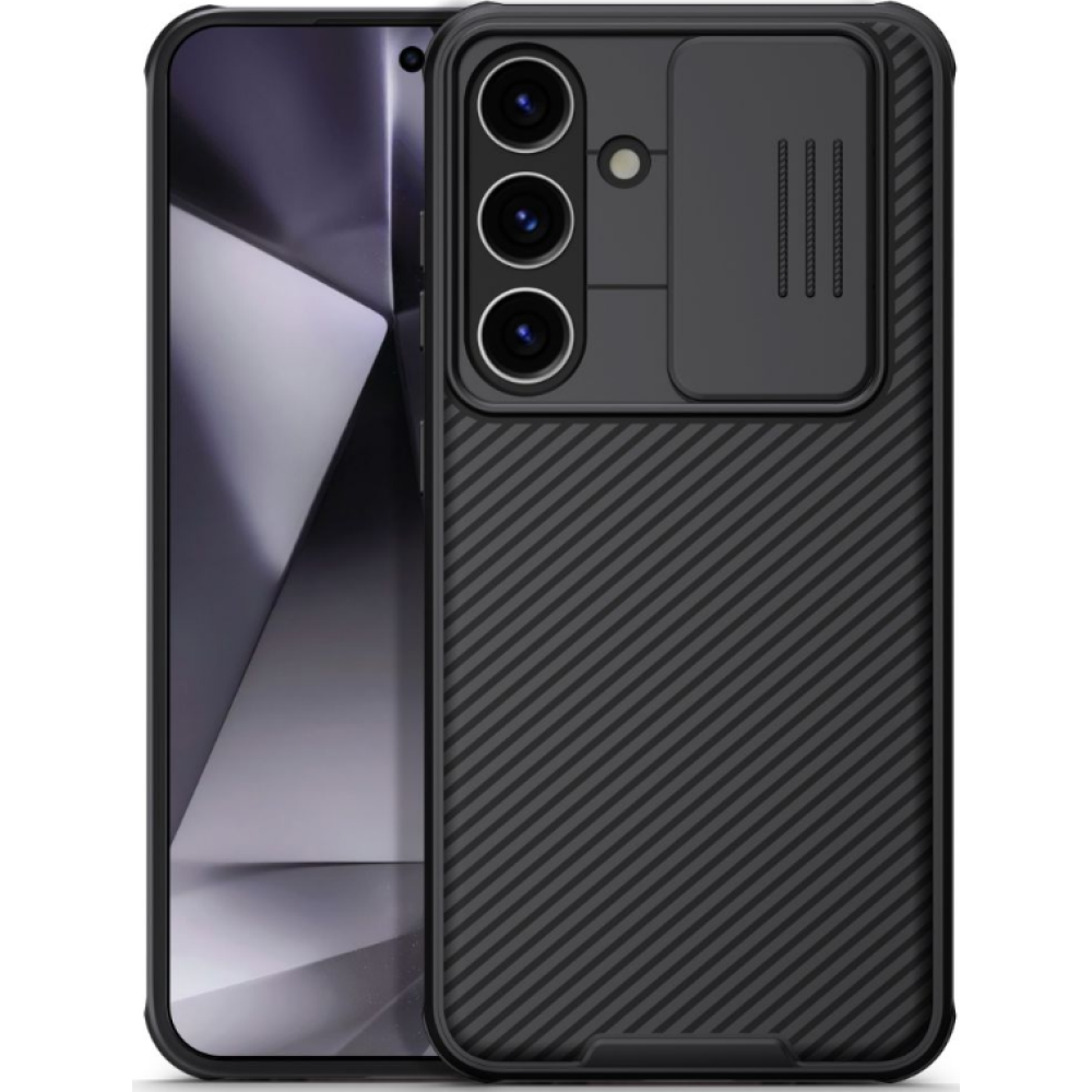 Σκληρή Θήκη με Κάλυμμα για την Κάμερα - Samsung Galaxy S24 Plus - Nillkin CamShield Pro - Black (6902048273108)