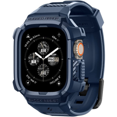Spigen Rugged Armor Pro Θήκη Apple Watch Ultra 3 / Ultra 2 / Ultra 1 49mm - Navy Blue (ACS07389)