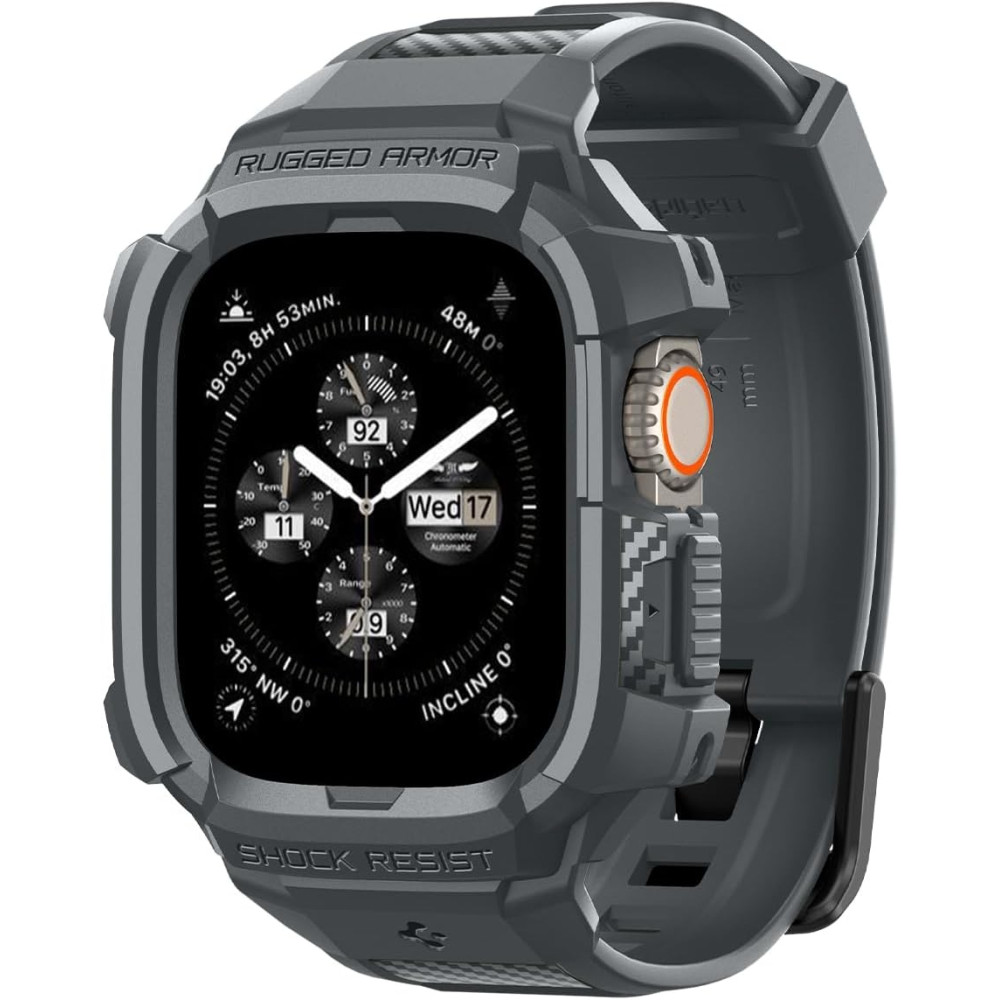 Spigen Rugged Armor Pro Θήκη Apple Watch Ultra 3 / Ultra 2 / Ultra 1 49mm - Dark Gray (ACS07390)