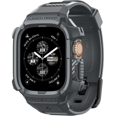 Spigen Rugged Armor Pro Θήκη Apple Watch Ultra 3 / Ultra 2 / Ultra 1 49mm - Dark Gray (ACS07390)