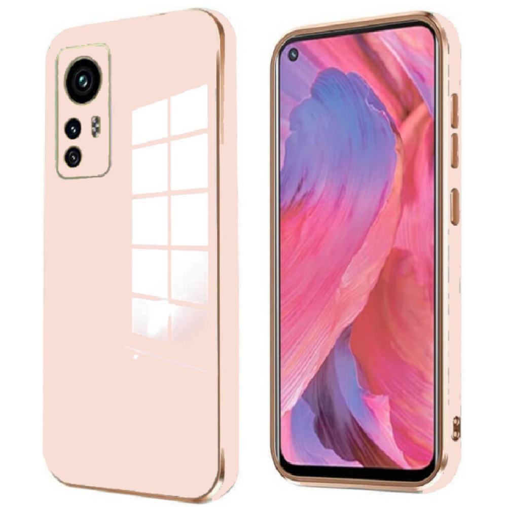 Bodycell Gold Plated - Θήκη Σιλικόνης Xiaomi 12 / 12X - Pink (5206015071539)