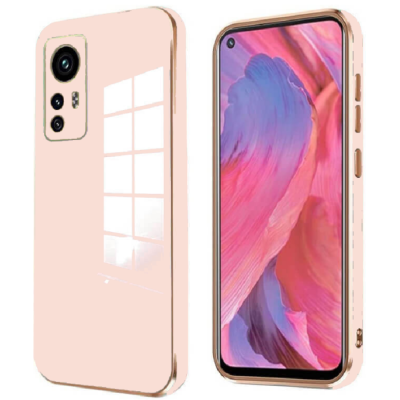 Bodycell Gold Plated - Θήκη Σιλικόνης Xiaomi 12 / 12X - Pink (5206015071539)