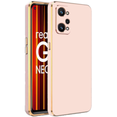 Bodycell Gold Plated - Θήκη Σιλικόνης Realme GT Neo 2 - Pink (5206015070921)