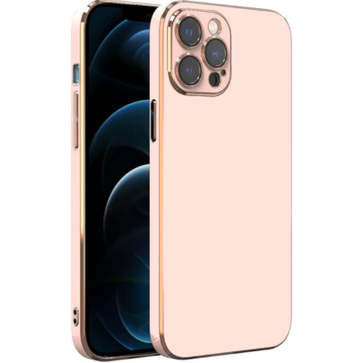 Bodycell Gold Plated - Θήκη Σιλικόνης Apple iPhone 14 Pro Max - Pink (5206015070693)