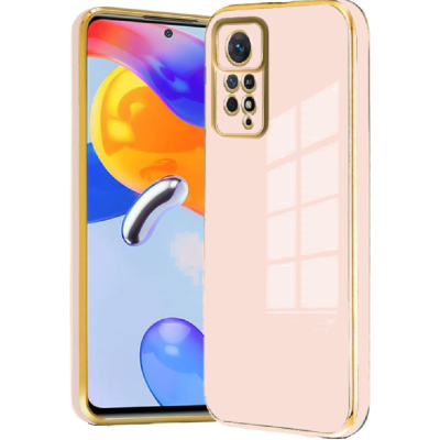 Bodycell Gold Plated - Θήκη Σιλικόνης Xiaomi Redmi Note 11 / 11S - Pink (5206015071652)