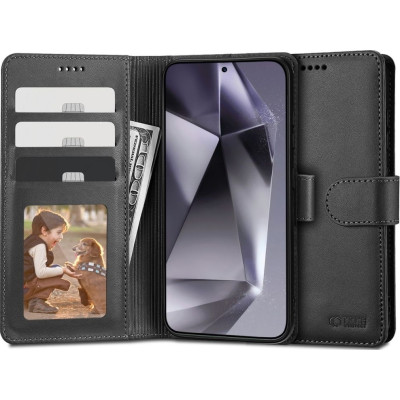 Θήκη Πορτοφόλι Samsung Galaxy S24 Ultra - Tech-Protect Wallet - Black (5906203690565)
