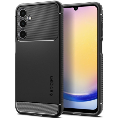 Spigen Θήκη Rugged Armor Samsung Galaxy A25 - Matte Black (ACS06831)