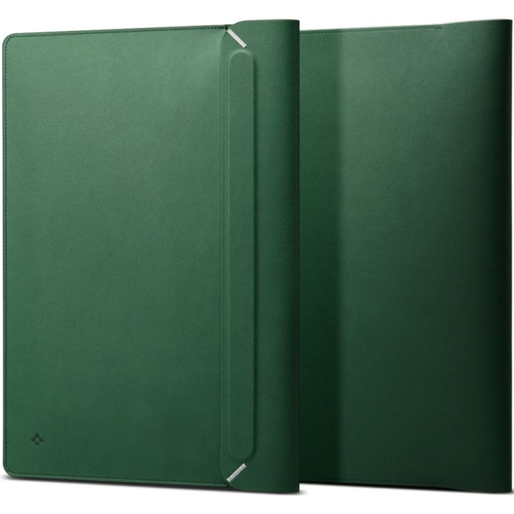 Spigen Laptop Pouch Valentinus 16 - Eco-Leather Θήκη για Laptop έως 15-16" - JeJu Green (AFA06420)