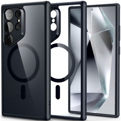 Ανθεκτική MagSafe Θήκη Samsung Galaxy S24 Ultra - ESR Classic Hybrid HaloLock - Clear / Black (4894240190272)