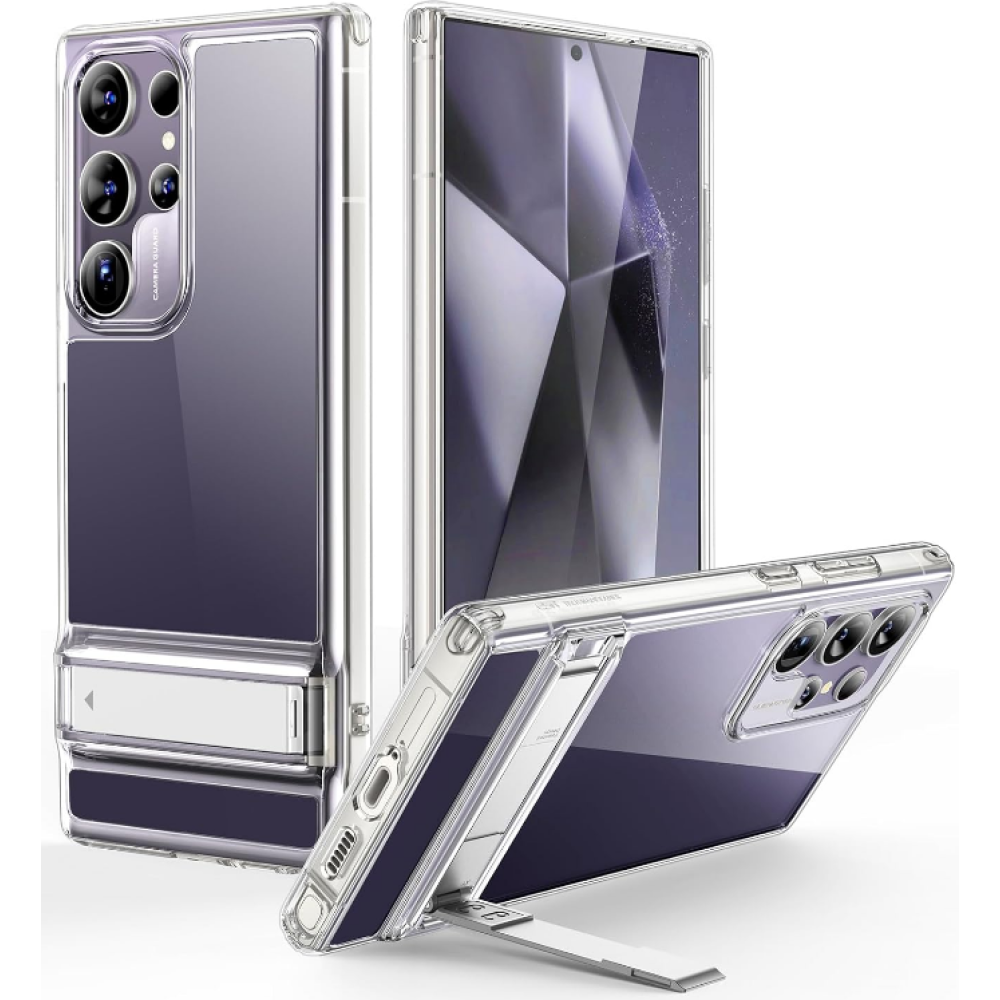 Διάφανη Ανθεκτική Σκληρή Θήκη με Kickstand - Samsung Galaxy S24 Ultra - ESR Boost Kickstand Case - Clear (4894240189924)