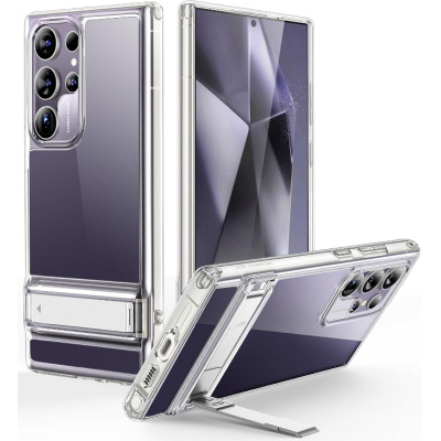 Διάφανη Ανθεκτική Σκληρή Θήκη με Kickstand - Samsung Galaxy S24 Ultra - ESR Boost Kickstand Case - Clear (4894240189924)