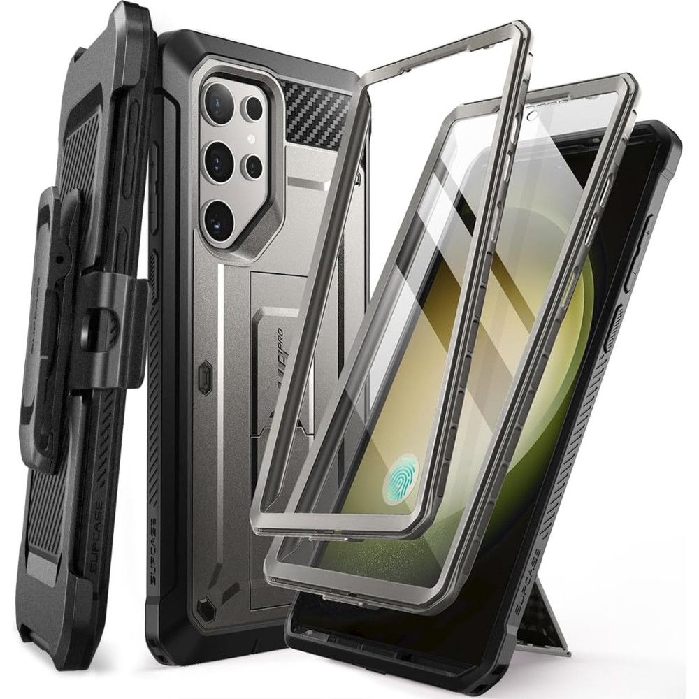 Ανθεκτική Θήκη - Samsung Galaxy S24 Ultra - Supcase Unicorn Beetle Pro Set - Titan Gray (843439139190)