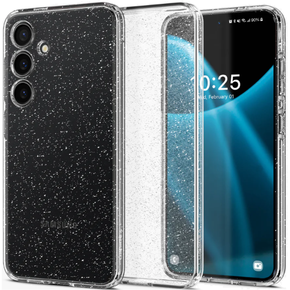 Θήκη Σιλικόνης - Samsung Galaxy S24 - Spigen Liquid Crystal Glitter - Crystal Quartz (ACS07345)