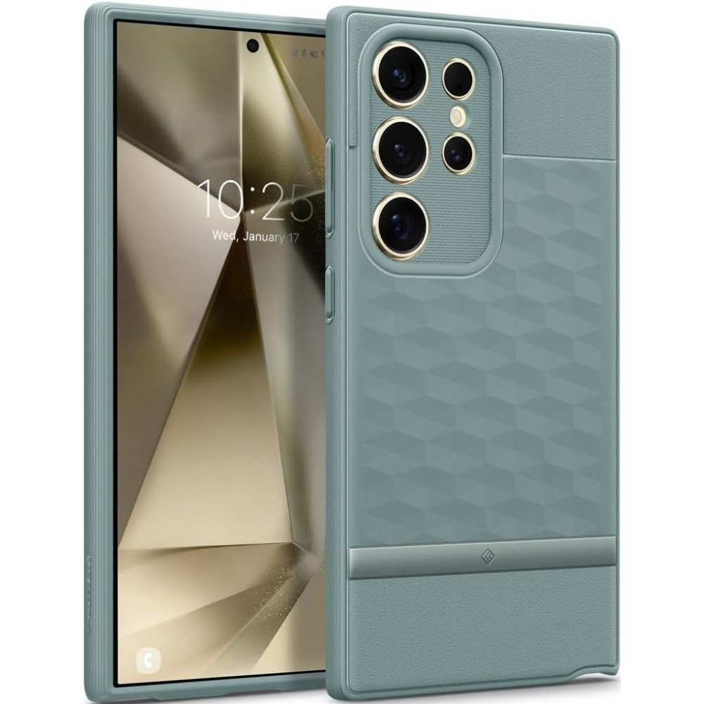 Ανθεκτική Θήκη Σιλικόνης - Samsung Galaxy S24 Ultra - Caseology Parallax - Sage Green (ACS07319)