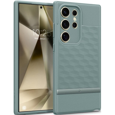 Ανθεκτική Θήκη Σιλικόνης - Samsung Galaxy S24 Ultra - Caseology Parallax - Sage Green (ACS07319)